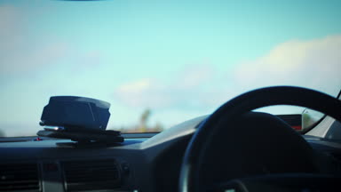 Şeffaf cam Head-up display