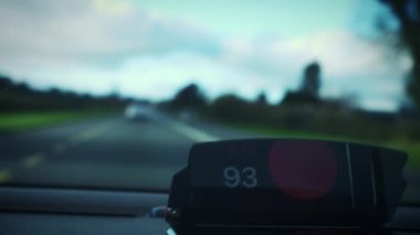 Şeffaf cam Head-up display