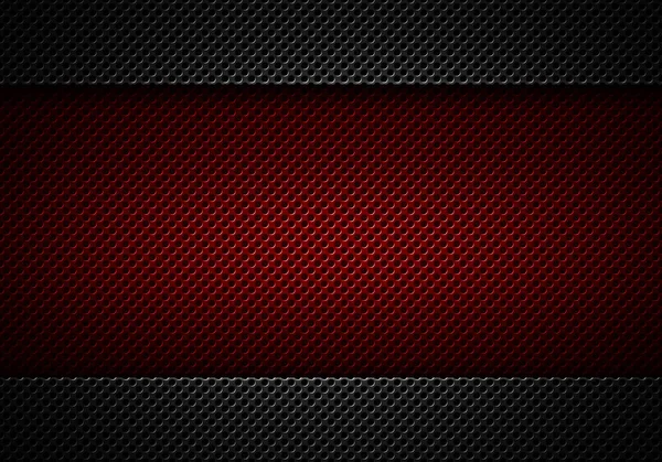 Abstract modern red black perforated plate