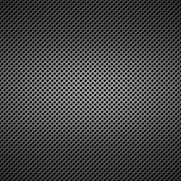 Abstract modern grey perforated metal plate texture