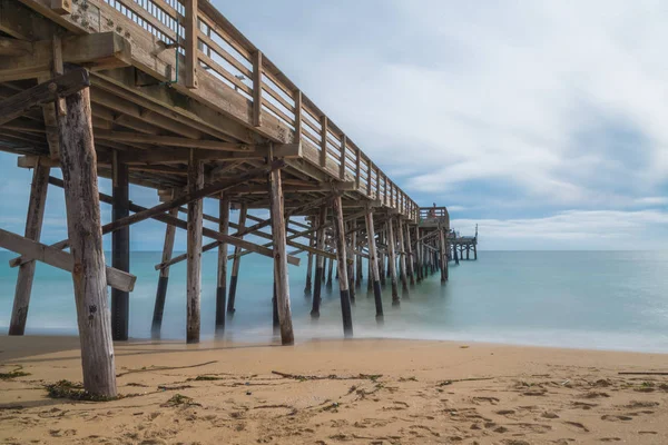 Skelette der Seebrücke — Stockfoto