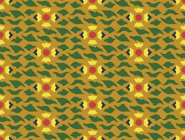 Geometrik çiçek deseni