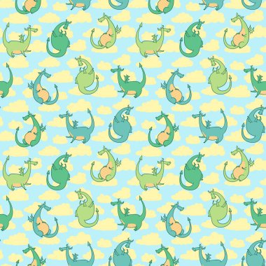 Karikatür ejderha desenleri