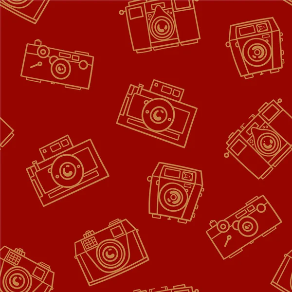 Vintage kamera deseni