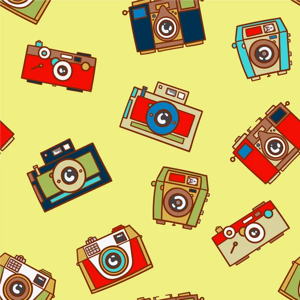 Vintage kamera deseni