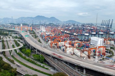 Container terminal Hong Kong industrial district