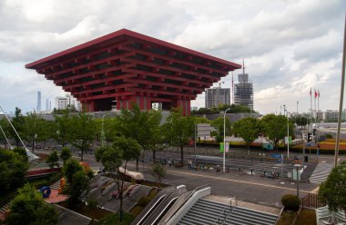 Çin pavyonu Şangay Sanat Müzesi olarak 2010 Fuarı 'nda. 