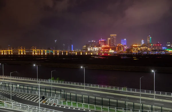 Most Amizade na Makau i wyspie Taipa w Chinach — Zdjęcie stockowe