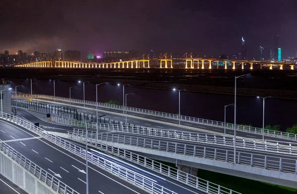 Ponte de Hong Kong Zhuhai Macau por Amizade na China — Fotografia de Stock