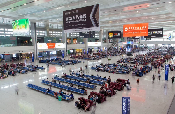 Çin Sichuan bölgesi Chengdu tren istasyonu 