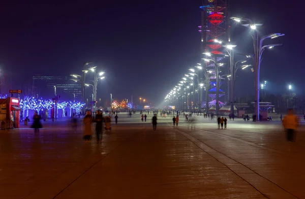 Знаменитый Пекинский олимпийский парк — стоковое фото