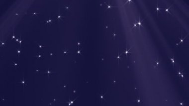 İlmekledi ışıklar ve yıldızlar arka plan (mavi)