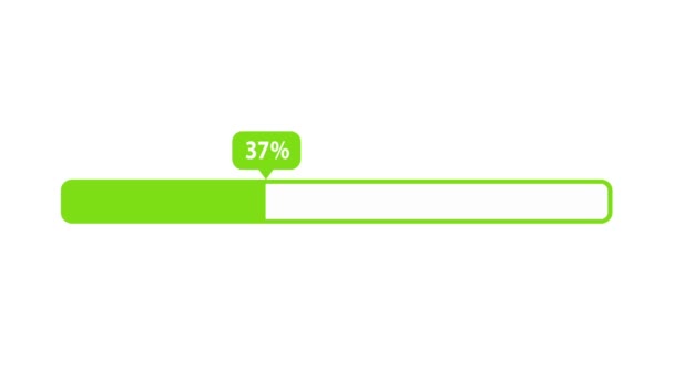 Loading Bar Alpha Matte You Can Choose Whatever Background You — Stock Video
