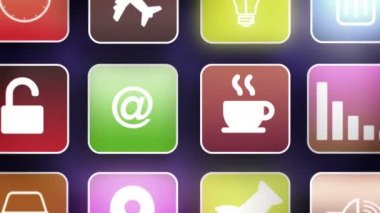Mobil apps animasyon arka plan.