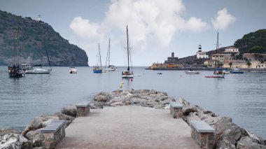bağlantı noktası de Nottingham Majorca, İspanya adada Bay tekneler 
