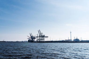 Hamburg liman Vinçler, ticari dock ile