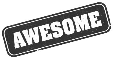 grungy Muhteşem lastik damga izi vektör çizimi