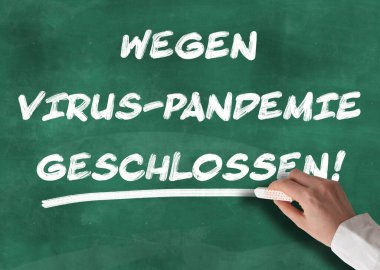 ext Wegen Virüs-Pandemie Geschlossen tahtada