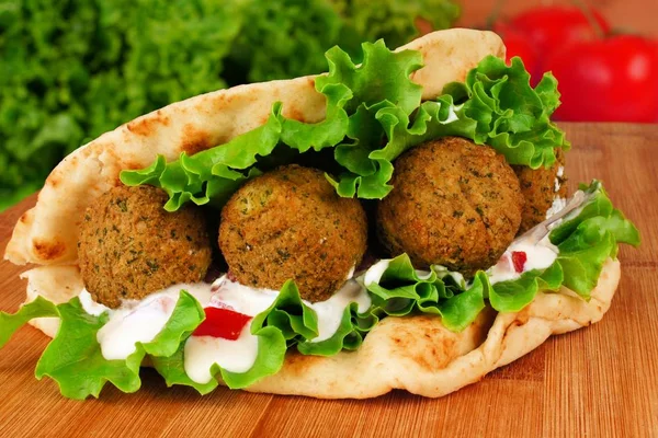 Falafel pide şal 