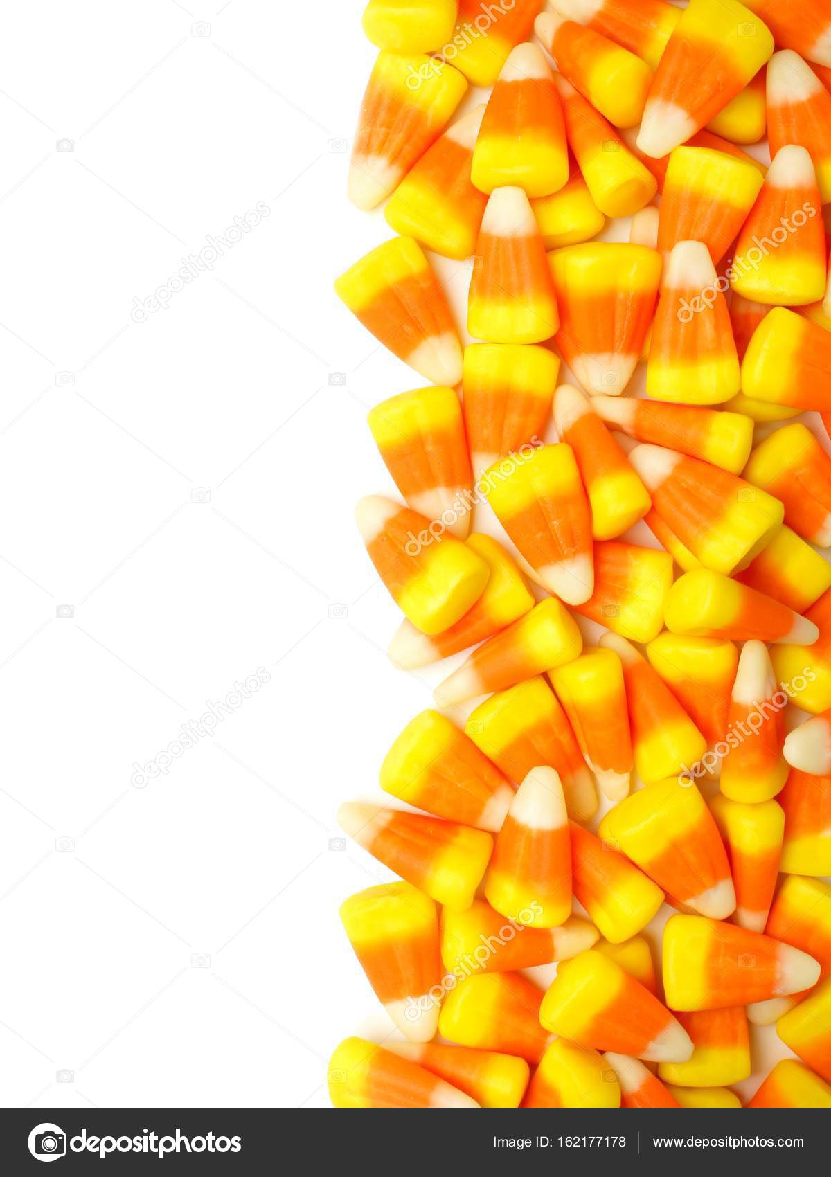 Halloween candy corn border Stock Photo by ©JeniFoto 162177178