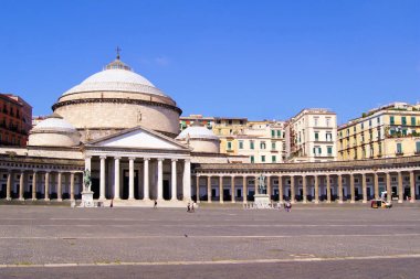 San francesco di paola, plebiscito meydanına, Napoli, İtalya