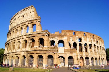 İkonik antik Kolezyum, Roma, İtalya