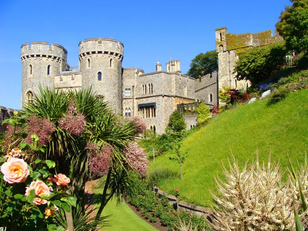 View Windsor Castle Gardens England — Stock Photo, Image