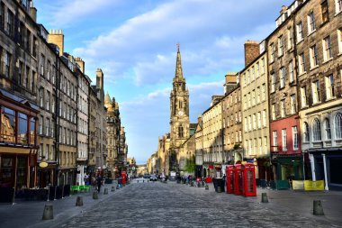 Eski Edinburgh, İskoçya manzarası 
