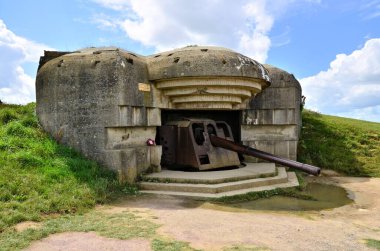 Longues-sur-Mer 2. Dünya Savaşı Silah Bataryası, Normandiya, Fransa