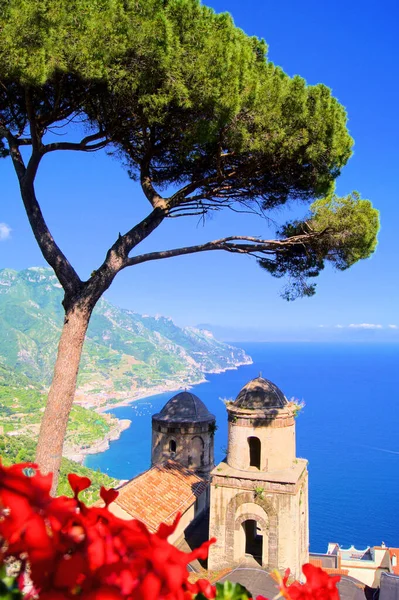 Pohled Město Positano Amalfi Coast Itálie — Stock fotografie