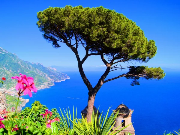 Pohled Město Positano Amalfi Coast Itálie — Stock fotografie