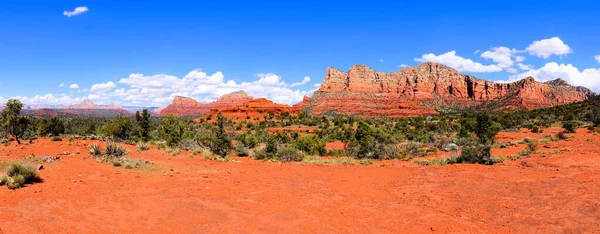 Sedona Arizona Abd Deki Manzara Kırmızı Kayalıkları — Stok fotoğraf