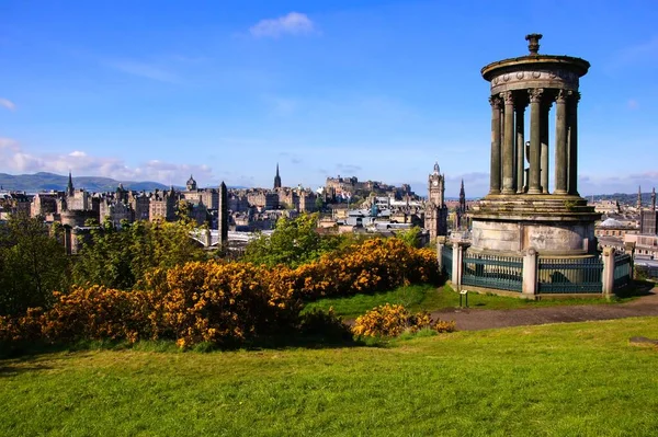 Utsikt Gamle Edinburgh Skottland – stockfoto