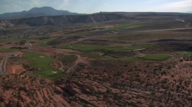 çöl golf sahası yüksek irtifa hava atış