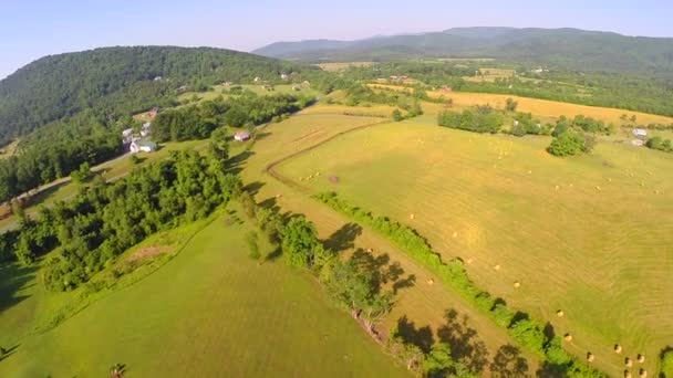 Verão de sobrevoo da quinta aérea — Vídeo de Stock