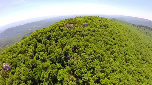 Hava shenandoah Vadisi blue ridge Dağları — Stok video