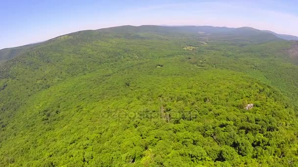 Aerial shenandoah valley Blåttkantberg — Stockvideo