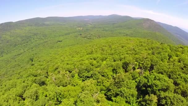 Aerial shenandoah valley Blåttkantberg — Stockvideo