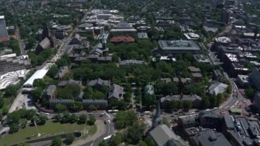 Boston şehir arial görünümü