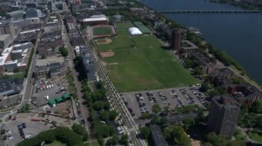 Boston şehir arial görünümü