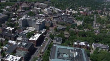 Boston şehir arial görünümü