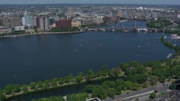 Boston città arial vista — Video Stock