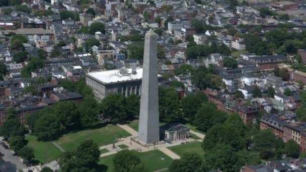 Arial видом на місто Бостон — стокове відео