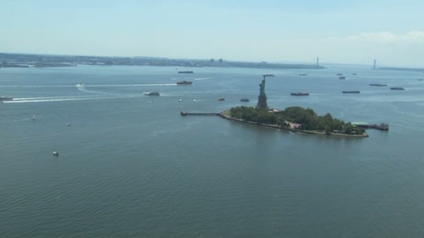 Statue of liberty — Stock Video