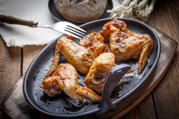 Fried chicken wings. — Stock Photo, Image