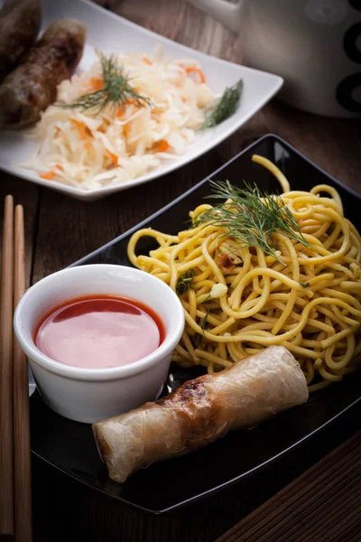 Fried Chinese Spring rolls — Stock Photo, Image