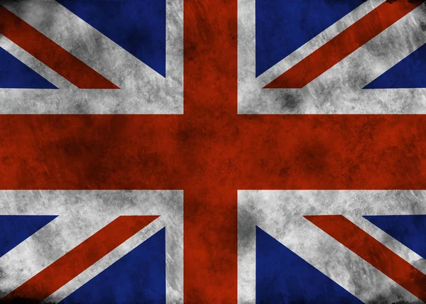 Grunge Vereinigtes Königreich Flagge. — Stockfoto