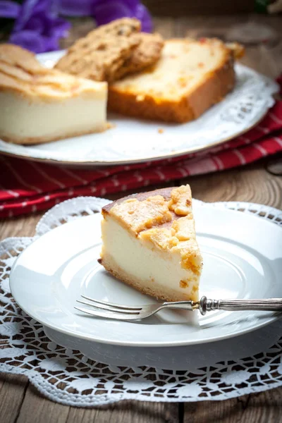 Home made cheese cake — Stock Photo, Image