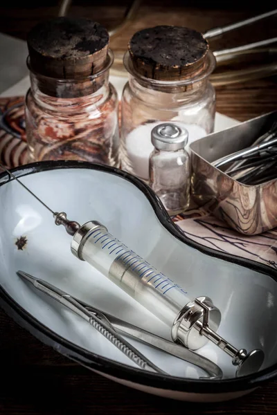 Old medical instruments. — Stock Photo, Image