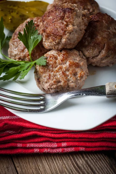 Albóndiga con perejil . —  Fotos de Stock